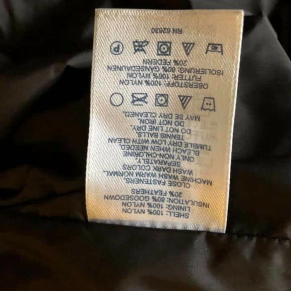 Land's End Down Puffer Coat in Dark Brown Medium - Picture 6 of 6